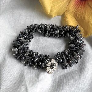 Radiant Elegance Handmade Bead Bracelet by Eve